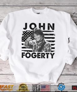 Retro American Flag John Fogerty Music Gift Shirt