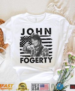 Retro American Flag John Fogerty Music Gift Shirt