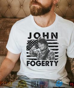 Retro American Flag John Fogerty Music Gift Shirt