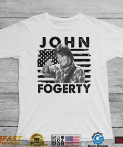 Retro American Flag John Fogerty Music Gift Shirt