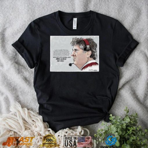 Rip Mississippi State football coach Mike Leach 1961 2022 shirt