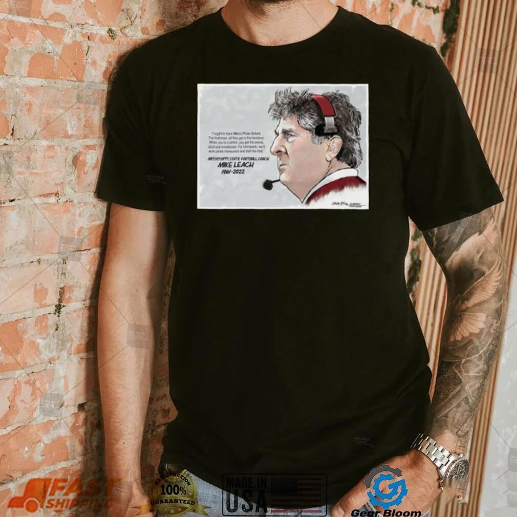 Rip Mississippi State football coach Mike Leach 1961 2022 shirt Rip Mississippi State football coach Mike Leach 1961 2022 shirt