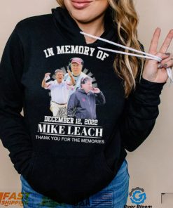 Rip in memory of december 12 2022 mike leach thank you for the memories shirt