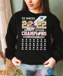 Go Niners 2022 NFC West Division Champions San Francisco 49ers Shirt