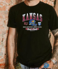 Rock chalk Kansas Jayhawks 2022 Autozone Liberty Bowl shirt