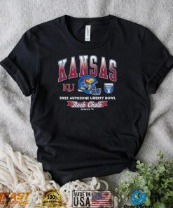 Rock chalk Kansas Jayhawks 2022 Autozone Liberty Bowl shirt