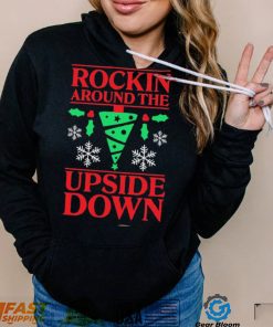 Rockin Around Up Side Down Stranger Things Christmas Shirt