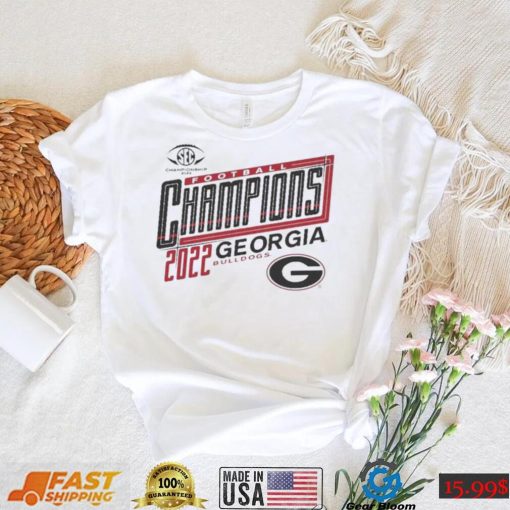 SEC Football Championship 2022 Georgia Bulldogs Champions Shirt