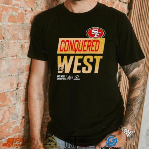 San Francisco 49ers 2022 NFC West Division Champions Locker Room Trophy Collection T Shirt