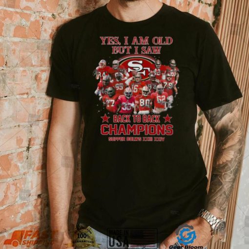 San Francisco 49ers Back to Back Champions Signature Shirt