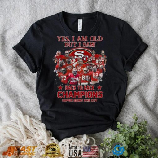 San Francisco 49ers Back to Back Champions Signature Shirt