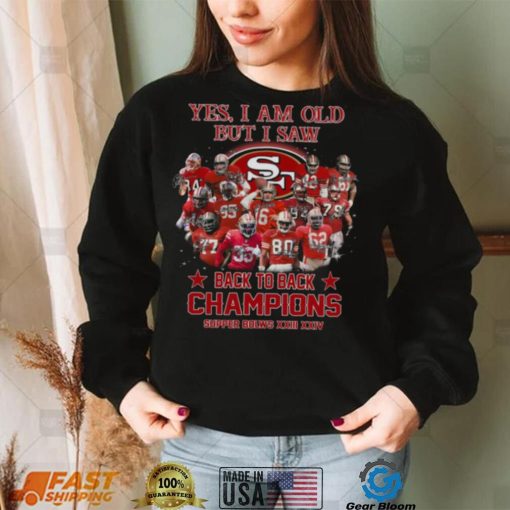 San Francisco 49ers Back to Back Champions Signature Shirt