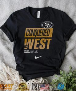 San Francisco 49ers Conquered The West 2022 AFC West Division Champions Playoff NFL Shirt