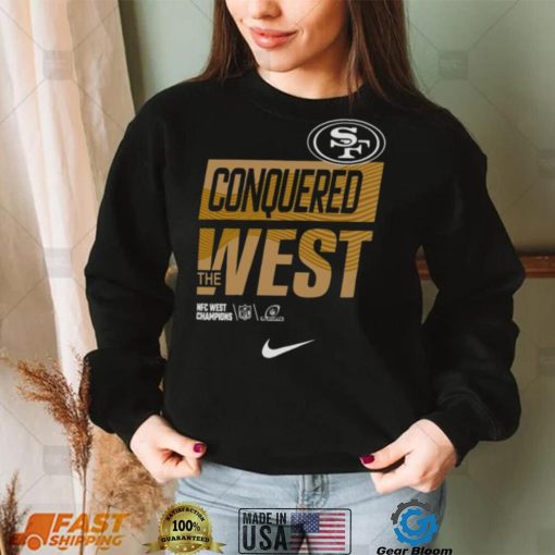 San Francisco 49ers Conquered The West 2022 AFC West Division Champions Playoff NFL Shirt