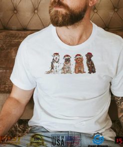 Santa Dogs Light Christmas Shirt