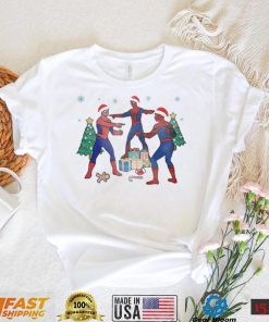 Santa Spider Man Merry Christmas Shirt