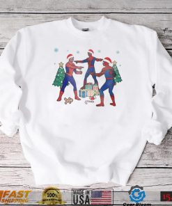 Santa Spider Man Merry Christmas Shirt