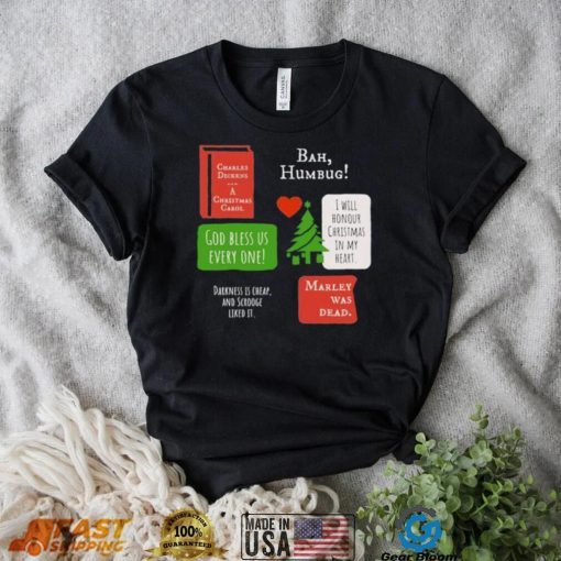 Scrooge A Christmas Carol Charles Dickens Quotes A Christmas Carol Shirt