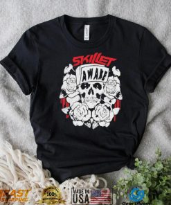 Roses And Skull Awake Vintage Skillet Music Band Shirt