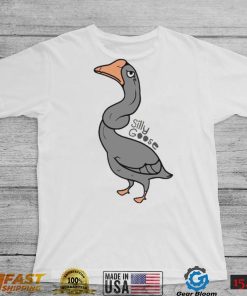 Silly Goose Cartoon Design Shirt