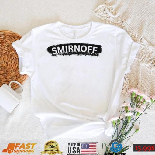 Smirnoff Black Logo Typography Shirt