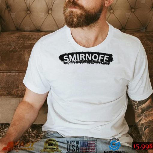 Smirnoff Black Logo Typography Shirt