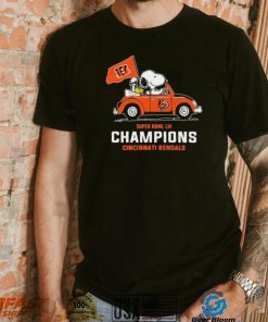 Snoopy Super Bowl Lvi Champions Cincinnati Bengals Shirt