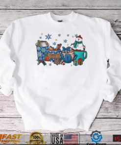 Snowman Coffee Snow Christmas shirt