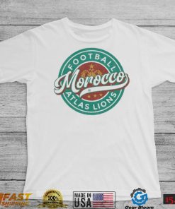 Soccer Badge Round Vintage Morocco Shirt