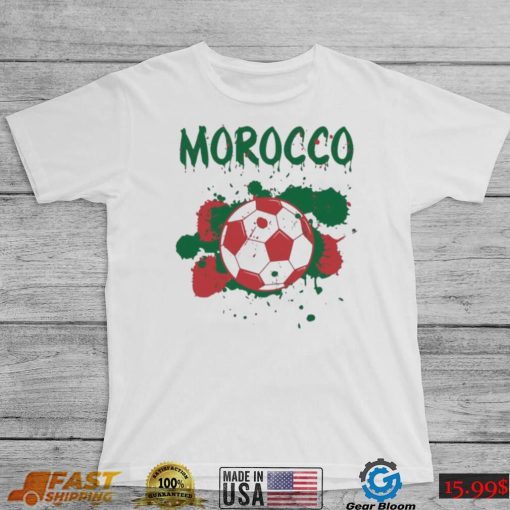 Soccer Proud Fan Graphic Morocco Shirt