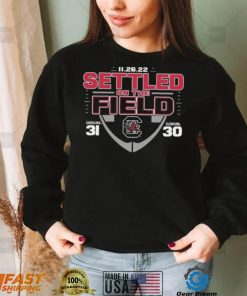 South Carolina Gamecocks Settled On The Field Victory 31 30 Shirt