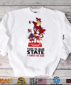 South Carolina Gamecocks vs Clemson Tigers mascot ride a Tiger this is our State it always has been shirt