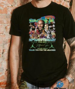 Space Jam 25th anniversary 1996 2021 Michael Jordan signature t shirt t shirtat Haywood Beach