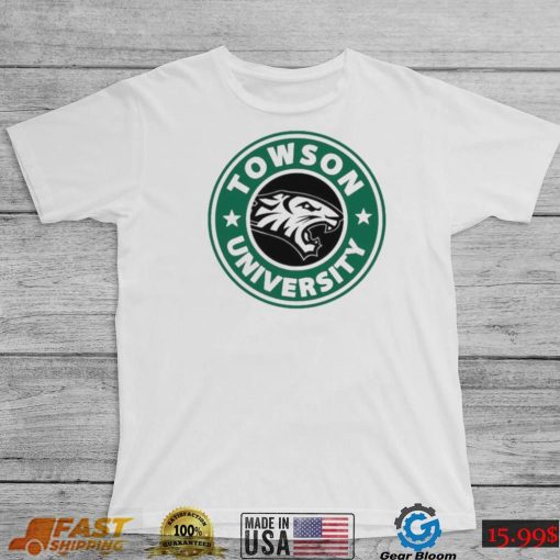Starbucks Logo Parody Towson University Shirt