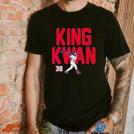 Steven Kwan 38 King Kwan Baseball Shirt