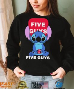 Stitch Hug Five Guys Shirt