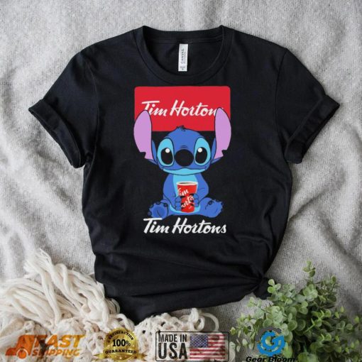 Stitch Hug Tim Hortons Shirt