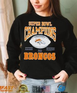 Super Bowl champions 50 Broncos logo shirt