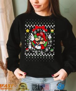 Super Mario Classic Ugly Christmas T Shirt Mario Graphic