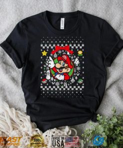 Super Mario Classic Ugly Christmas T Shirt Mario Graphic