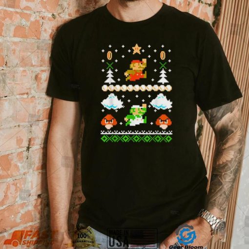 Super Mario Mario Goomba Ugly Christmas T Shirt