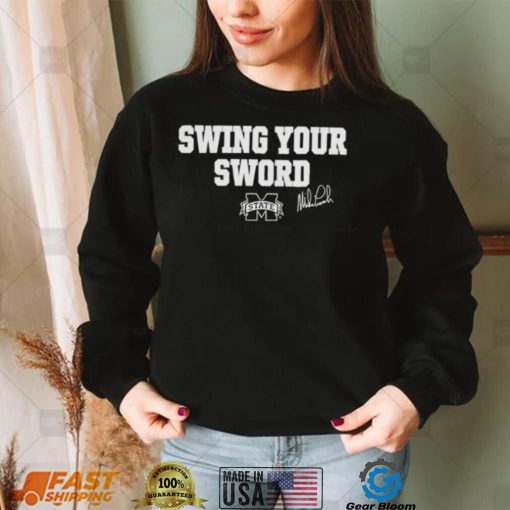 Swing your sword logo shirt