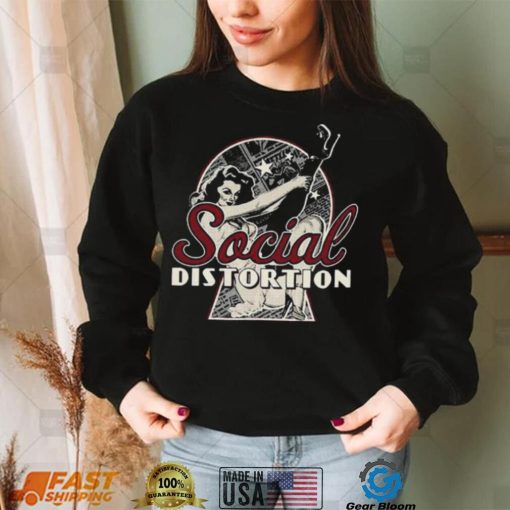 Vintage Sexy Girl Social Distortion Design Shirt