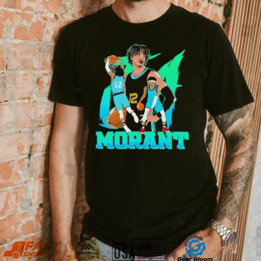 Temetrius Jamel Ja Morant Retro Fanart Shirt