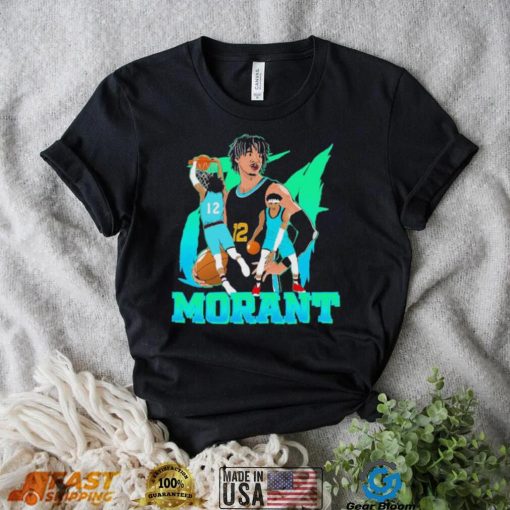 Temetrius Jamel Ja Morant Retro Fanart Shirt