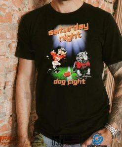 Tennessee Vols Vs Georgia Bulldogs Saturday Night Dog Fight Shirt