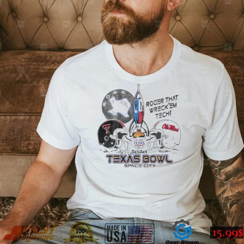 Texas Tech Vs Ole Miss 2022 TaxAct Texas Bowl Space City Shirt