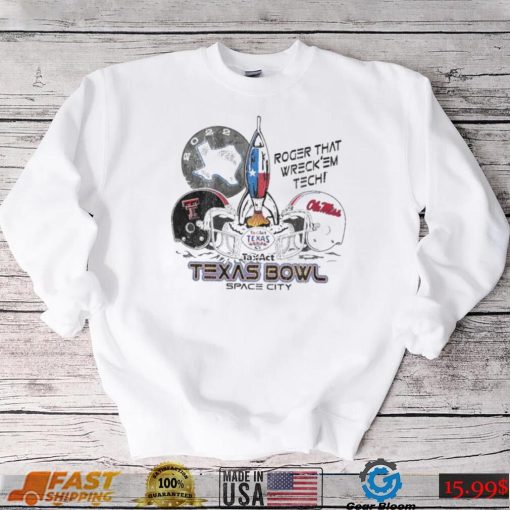 Texas Tech Vs Ole Miss 2022 TaxAct Texas Bowl Space City Shirt