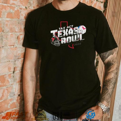 Texas Tech Vs Ole Miss 2022 TaxAct Texas Bowl State Shirt