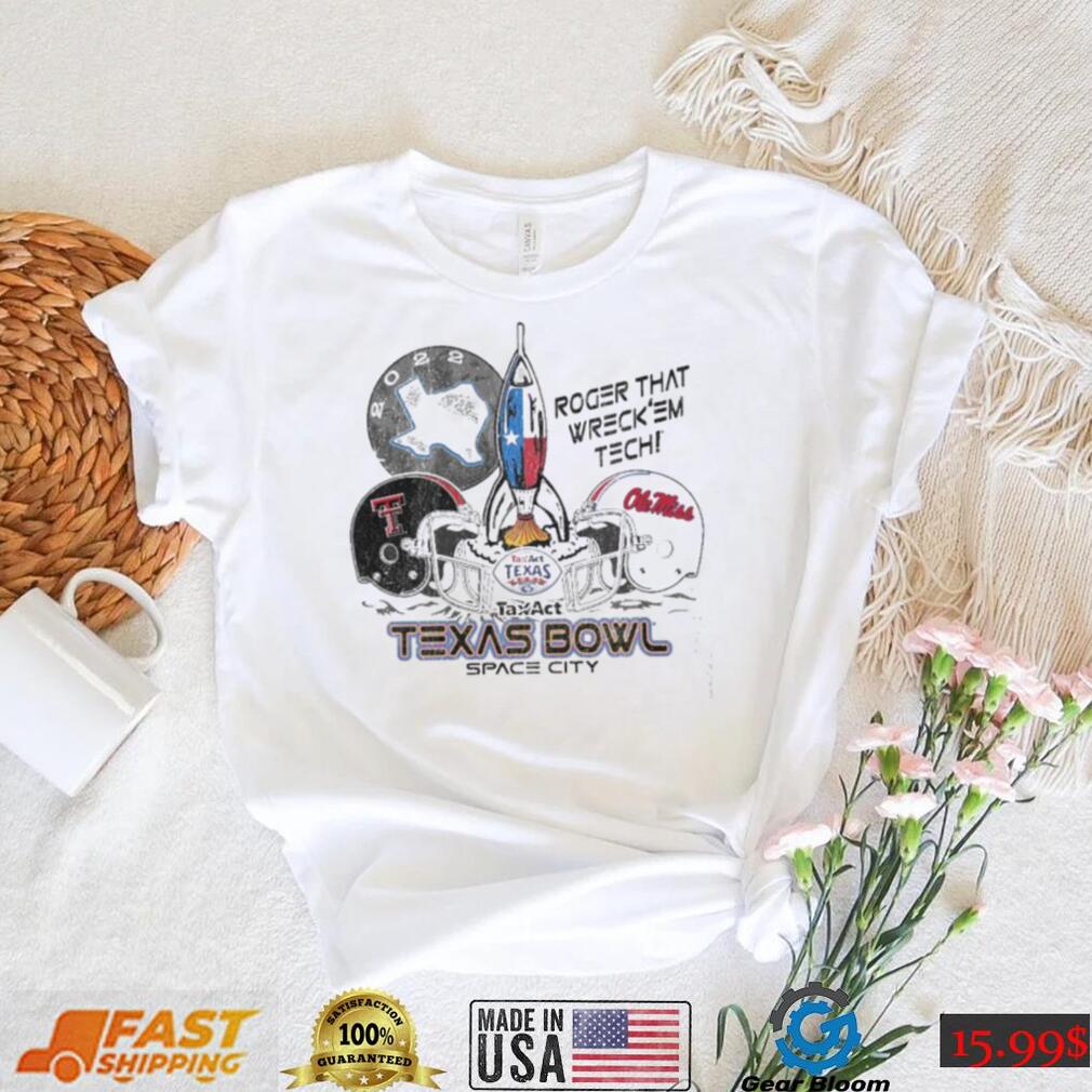 Texas Tech Vs Ole Miss Football 2022 Taxact Texas Bowl Space City Shirt